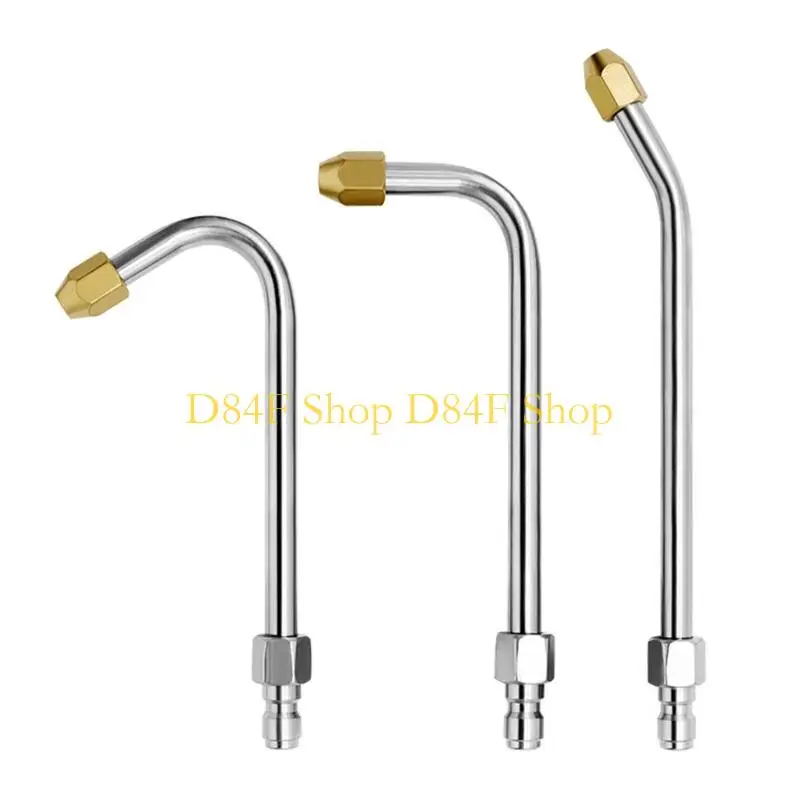 

D84F Car Washer MultiAngled Metal Rod Lances For Pressure Washer Water Guns Wands