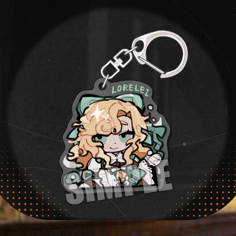 Reverse:1999 Anime six Regulus Eagle Vertin Bkornblume  Acrylic Keychain Keyring Lolita Pendant Student Backpack Decoratio Gift