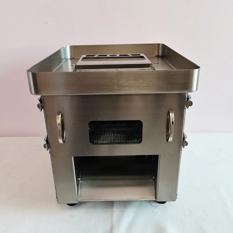 

Electric Meat Cutter Machine 220V Commercial Stainless Steel Vegetable Cutting Defyed Cut