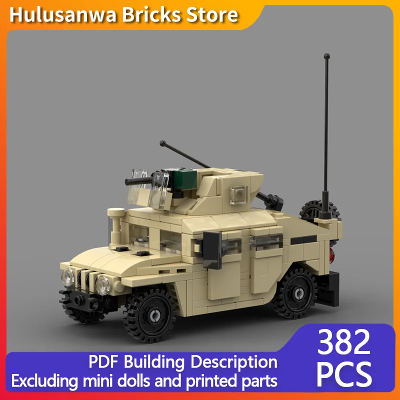 

M1151A1 Military Off-Road Vehicle Model MOC Building Bricks War Equipment Modular Technology Gifts Holiday Assemble Children Toy