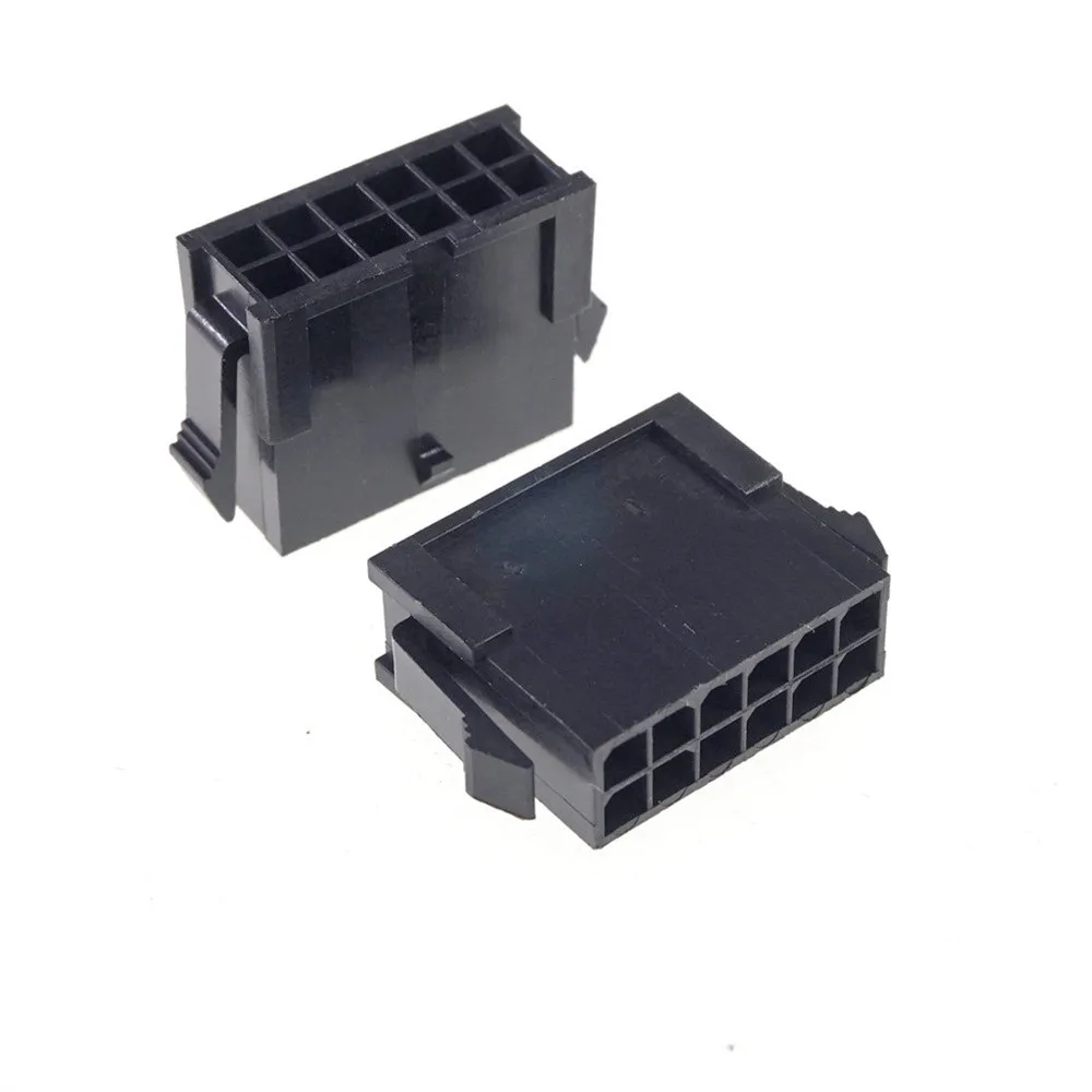 4pcs 3.0mm Micro-Fit 3.0 Connector Plug Housing 2 Pin 4 6 8 10 12 14 16 18 20 22 24 P Dual Panel Mount Ears Cross Molex 43020