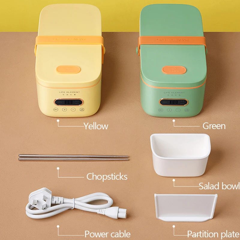 صندوق كهربائي ذكي خالي من الماء ، طباخ أرز ، صندوق بينتوكوكر للتسخين ، متعدد الطهو ، وعاء تسخين الطعام ، 1 لتر ، V ،