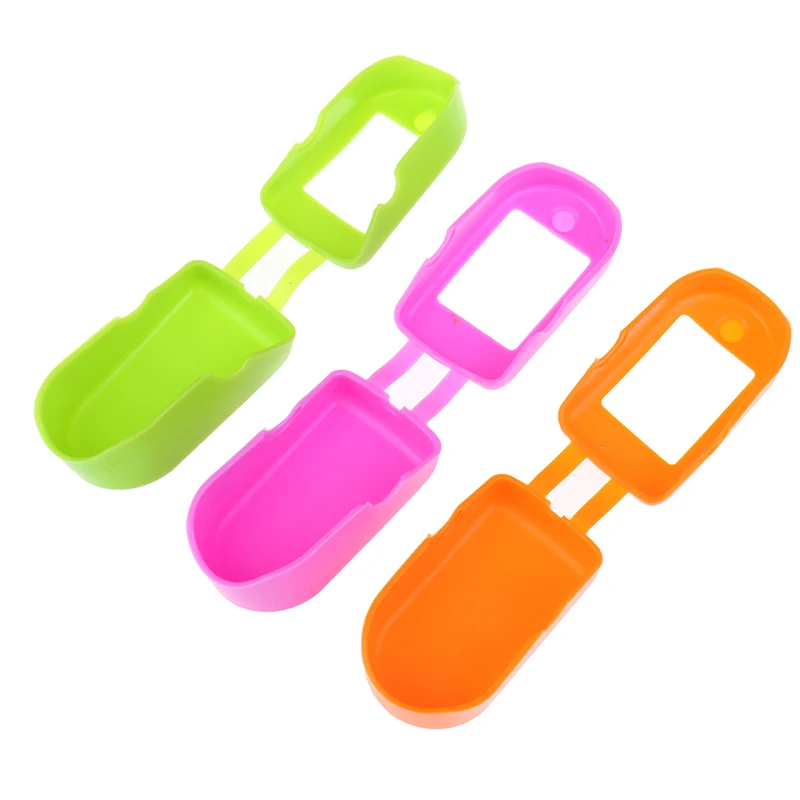 1PC Rubber Protector Silicone Case Protective Cover For Finger Pulse Oximeter Color Random