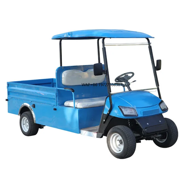 Chinese New 2 Person 72v Electric Lifted Golf Truck off Road with Lithium Battery 4 Wheel Electric Golf Truck Hot