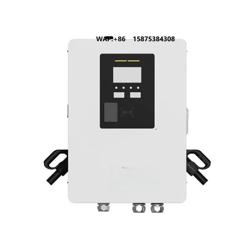 40KW 60KW New Commercial DC EV Charging Station Car Charger APP Control and RFID Card IP54 Dual  Wallbox DC Charger
