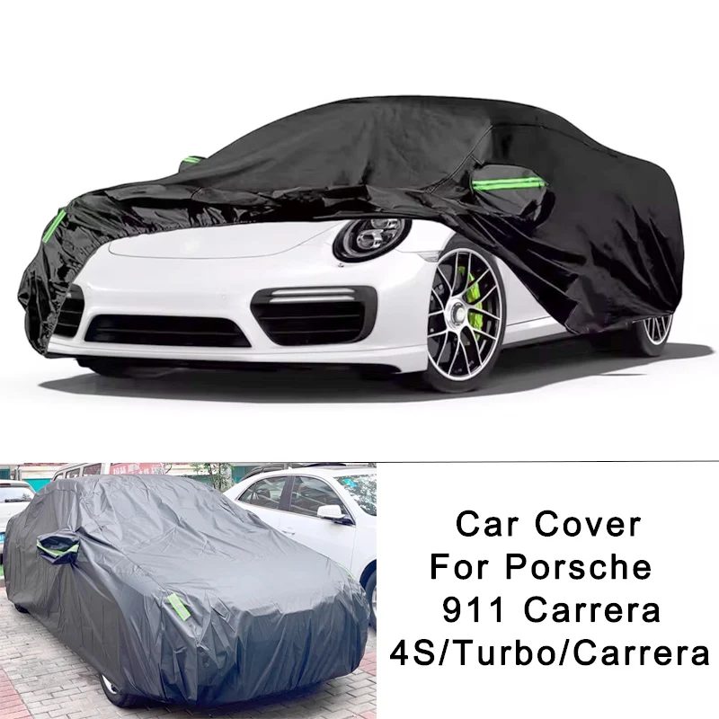

Водонепроницаемые автомобильные чехлы, подходящие для Porsche 911 Carrera 4S/Turbo/Carrera, защита от дождя, снега, УФ-излучения, устойчивая к царапинам