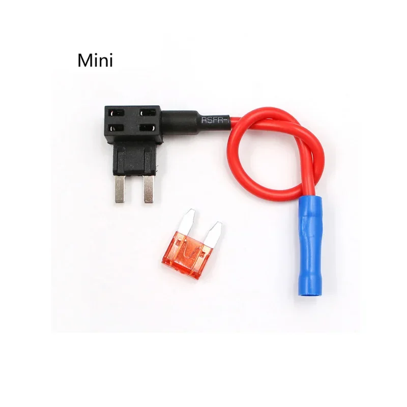 5pcs/10pcs12V MINI SMALL MEDIUM Size Car Fuse Holder Add-a-circuit TAP Adapter Micro Mini Standard ATM Blade Fuse