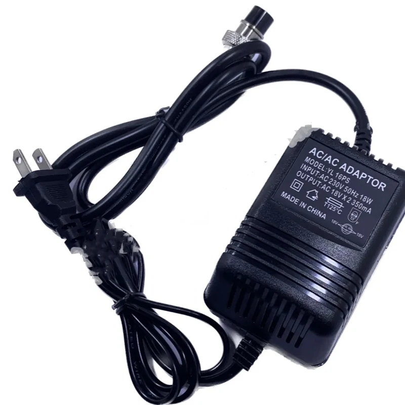 Dual 18V universal transformer 18W 350mA three-pin connector F4 F7 CT6 CT8 mixer dedicated power supply - view 5