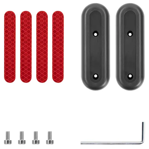 सेट रिफ्लेक्टिव स्टिकर रियर व्हील हब प्रोटेक्टिव शेल केस नाइनबोट मैक्स G30 G30D इलेक्ट्रिक स्कूटर सजावटी कवर पार्ट्स के लिए 10 best sales जी30 मैक्स - №8