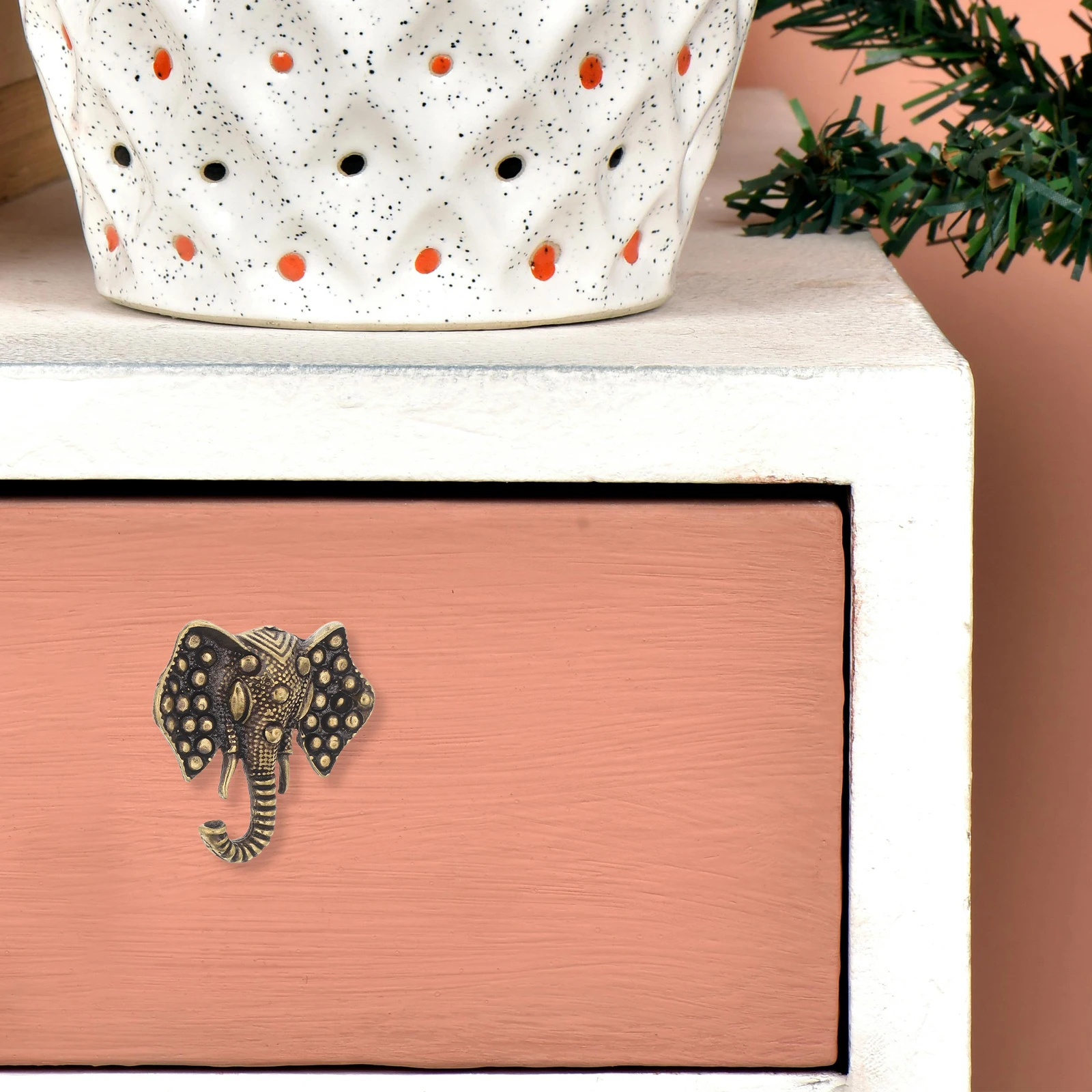 

Elephant Shape Brass Drawer Pulls Vintage Cabinet Handles for Kitchen Dresser Wardrobe Cupboard Bathroom Vanity Closet Hardware