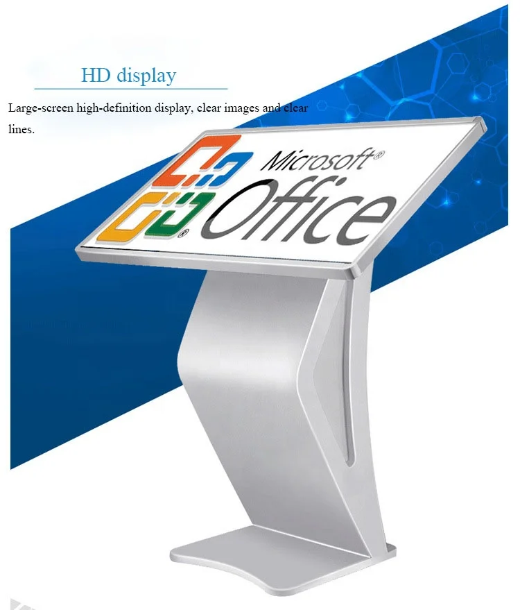All-in-One Touch Inquiry Kiosk Multi-Size Interactive LCD Screen Display Horizontal Advertising Equipment Of K-Type