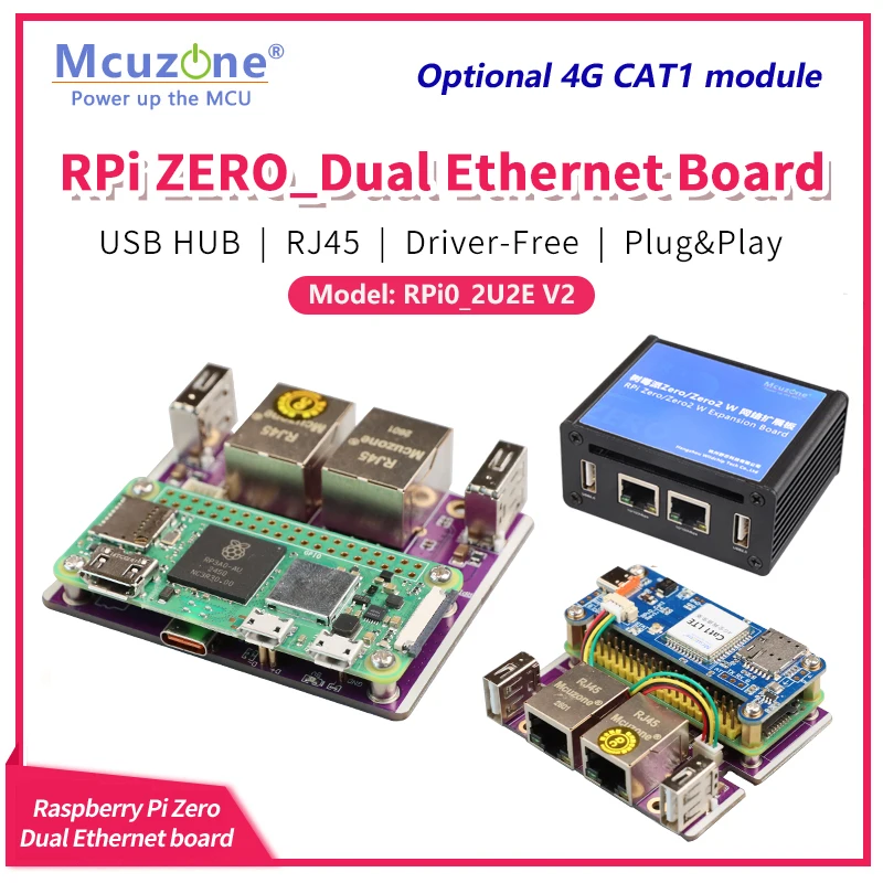 Rpi0_2U2E,Dual Ethe…
