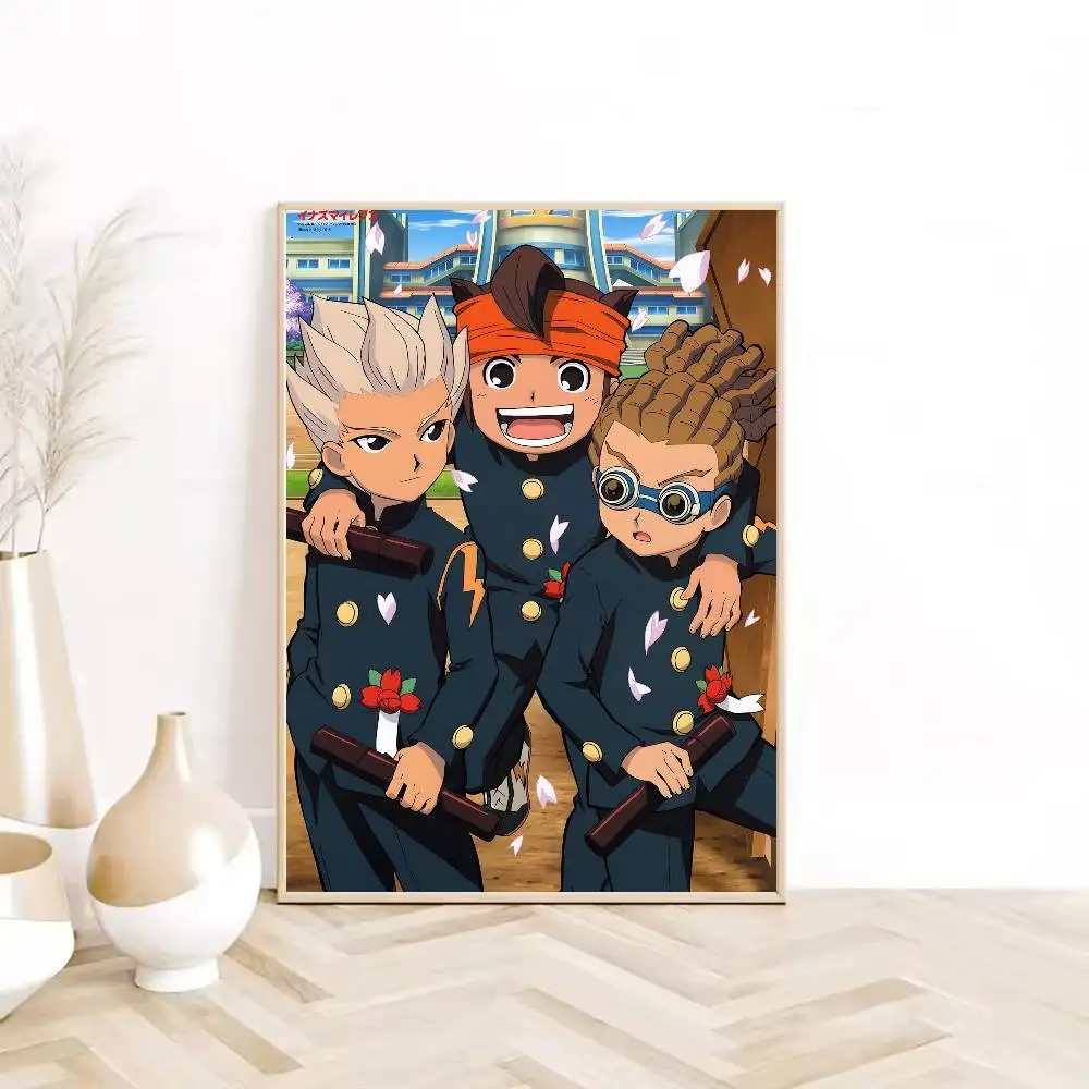 ملصق مسلسل تلفزيوني I-Inazuma Eleven عالي الدقة جدار لاصق مقاوم للماء لغرفة المعيشة المنزلية وغرفة النوم والديكور الجمالي