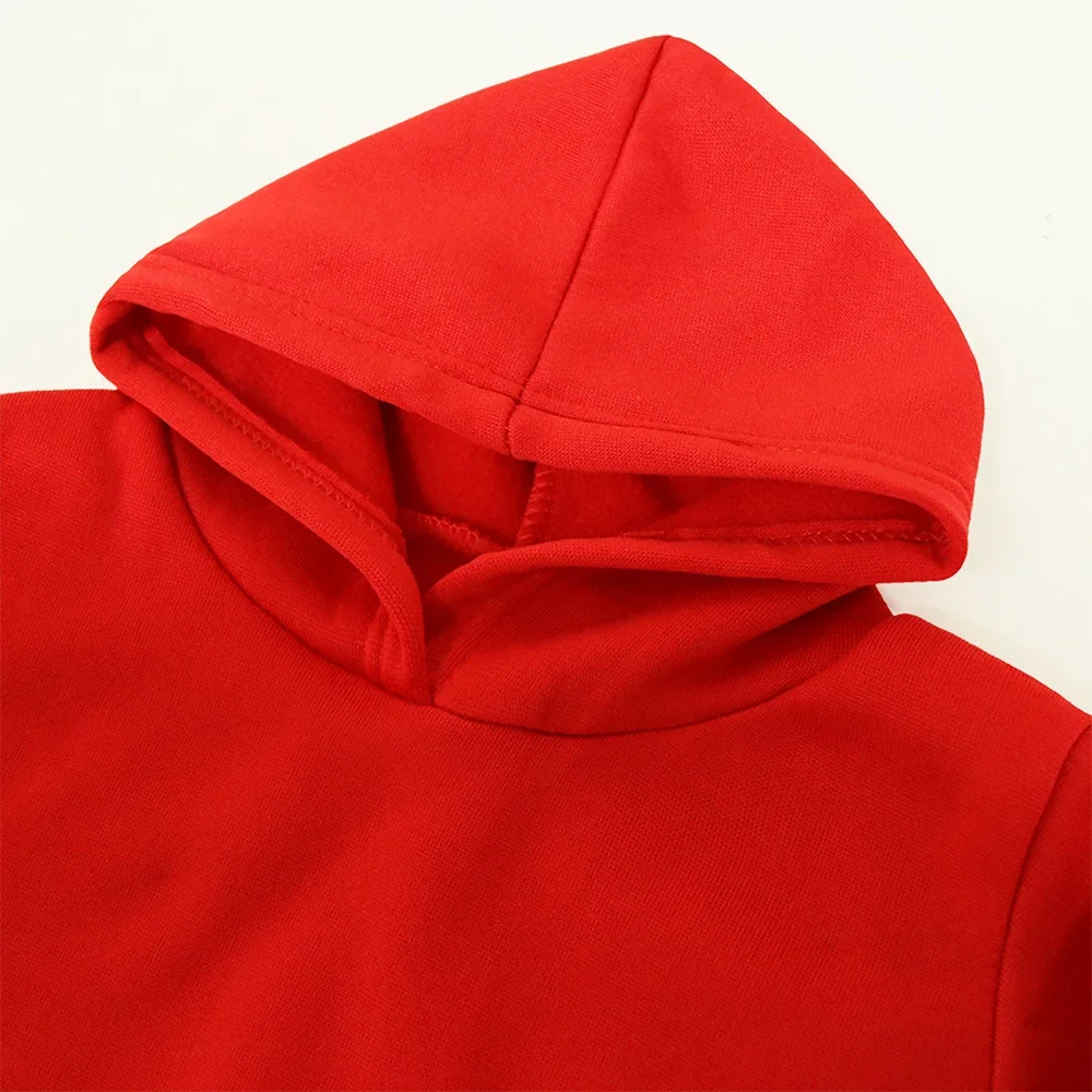 Kinder-Hoodie, rot, pink, weiß, schwarz, Sweatshirt, Jungenbekleidung, Mädchenmantel, Freizeitkleidung, Kinder- und Kleinkindbekleidung, 3–12 Jahre, Oberteile, Kleidung. – Detail 6