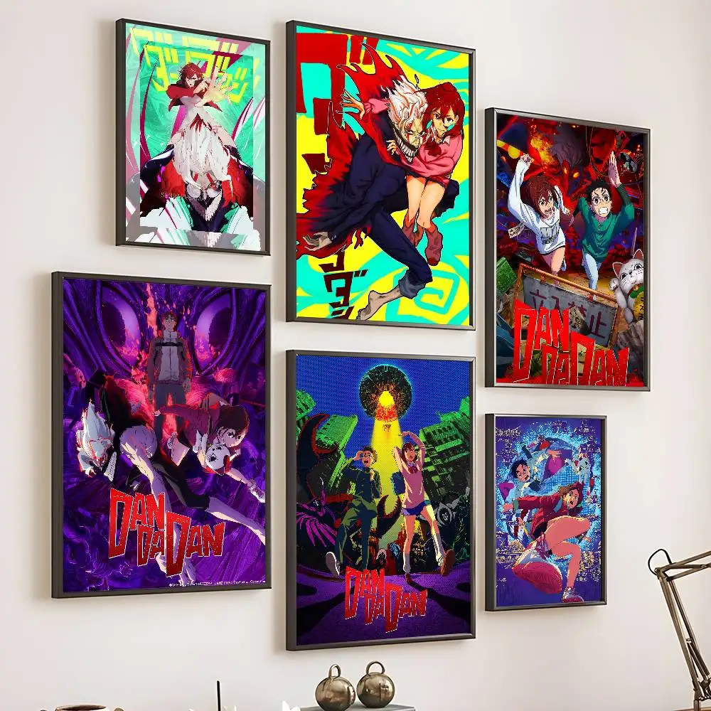أنيمي D-DanDadan ملصق مقاوم للماء ورقة طباعة غرفة ملصقات ديكور لتزيين الغرف الفن جدار الديكور غرفة نوم غرفة المعيشة #5