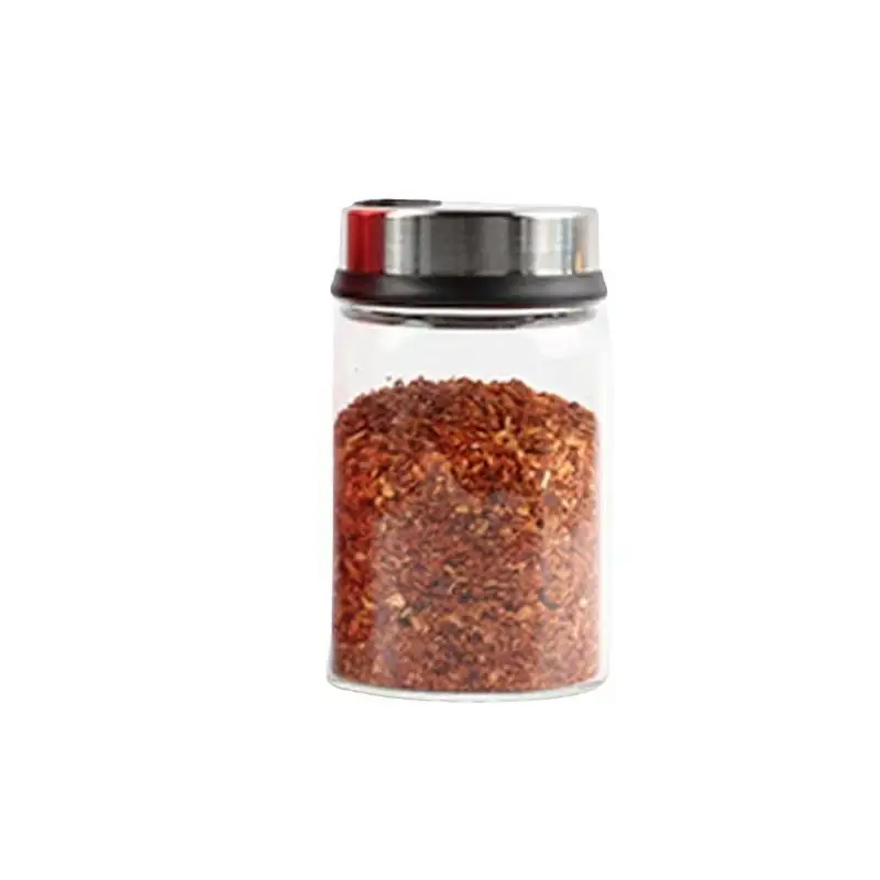 

Glass Seasoning Bottle Pepper Salt Powder Sprinkling Bottle Kitchen Household Seasoning Jar suit Seasoning Bottle Barbecue Seaso