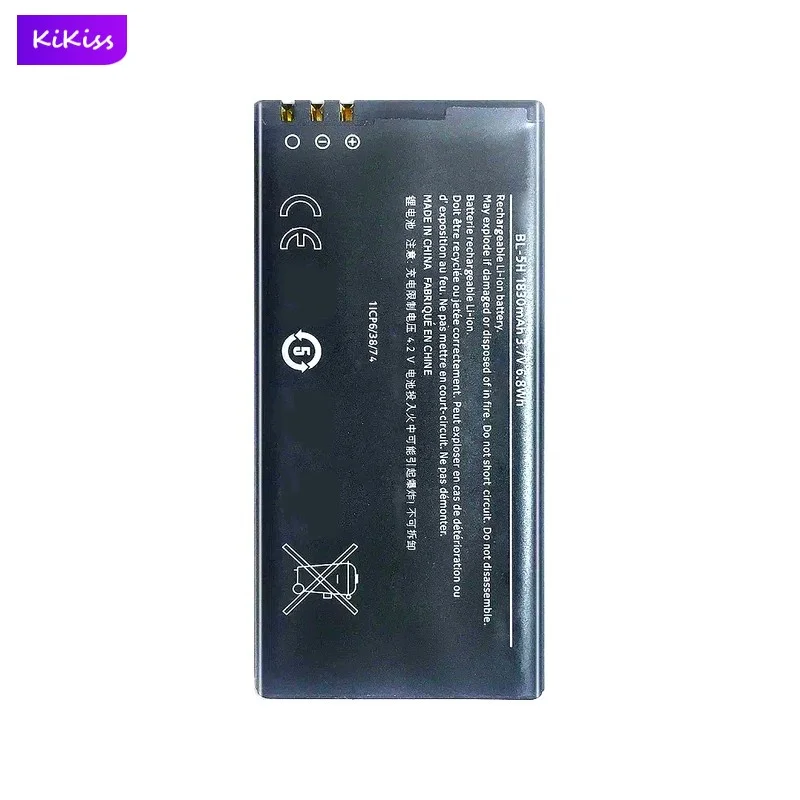 BL-5H Mobile Phone Battery For Nokia Lumia 630 Lumia630 RM-977 RM-978 Moneypenny RM 977 978 BL 5H 1830mAh Real Capacity