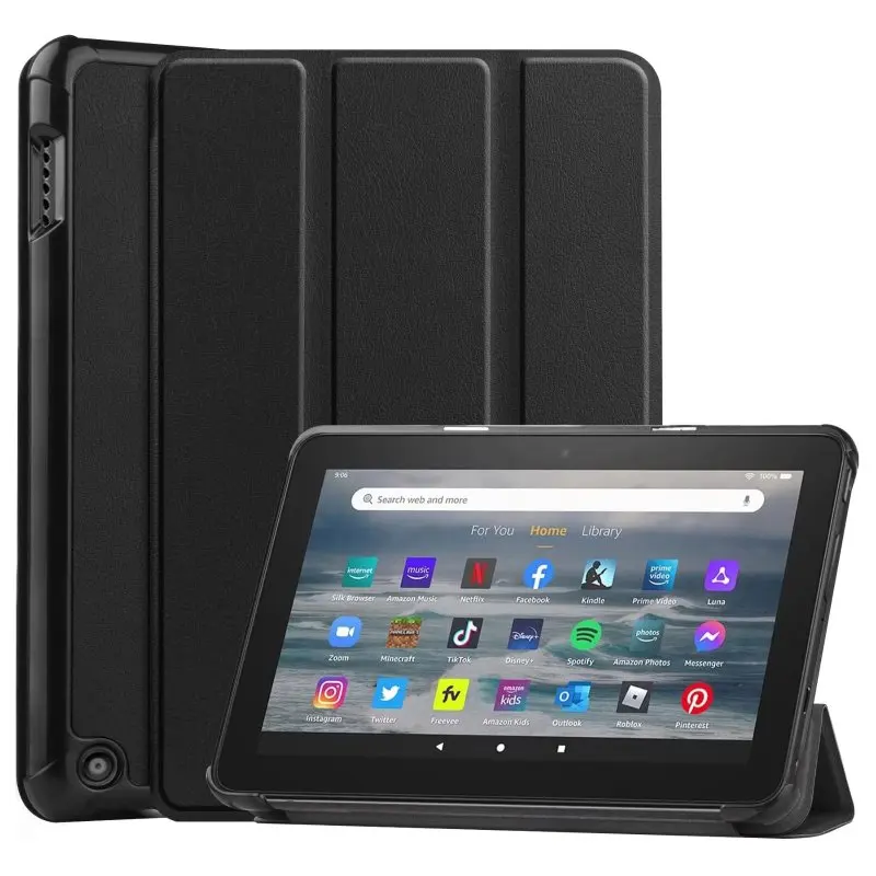 

Чехол для Kindle Fire 7, 2022, 7-дюймовый чехол, тройной, безопасный, с ручкой из ЭВА, подставка для всего тела, защитный чехол для планшета, принципиально