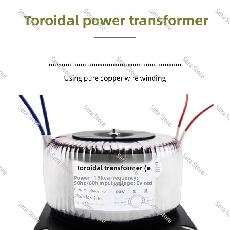 Toroidal Transformer Stepper Motor Drive Power Supply 220V to 24V 36V 48V 50V 60V 70V Pure Copper Transformer