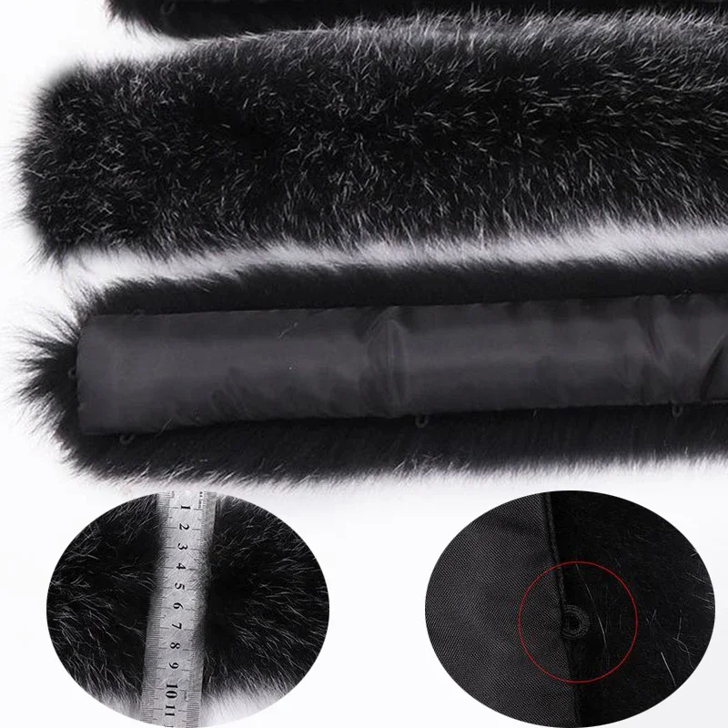 High Quality Fur Ribbon Tapes Fluffy Trim Clothes Accessories Sewing Crafts Genuine Fur Strips Home Decoration for Coat Hat