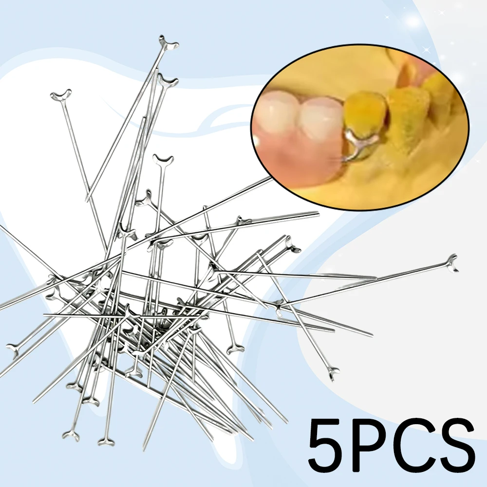5 Piece Dental Ball Retainer Set with J Clasp and Oblique Clasps Y Type Tooth Position Holders for Scheu Materials 0.8mm