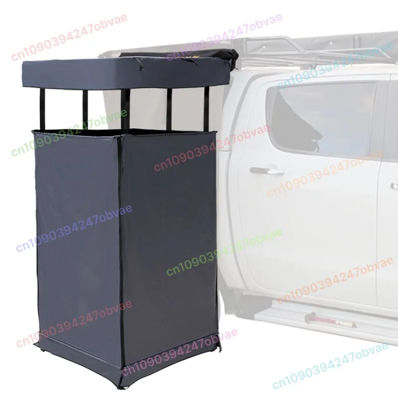 

Outdoor Camping Shower Tent Car Side Shower Tent Toilet Bathing Tent Built-in LED Strip Light
