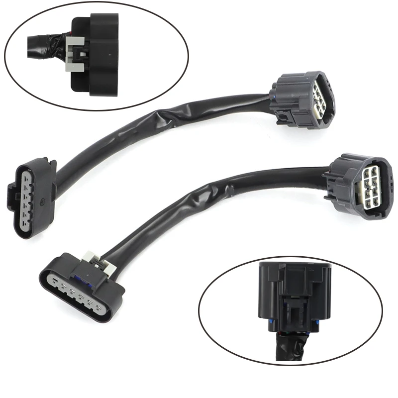 Juego de adaptadores personalizados de conector de clavija de arnés de cableado HID a faro HALOGEN para GMC Acadia 2007 - 2012 2011 2010 2009 2008