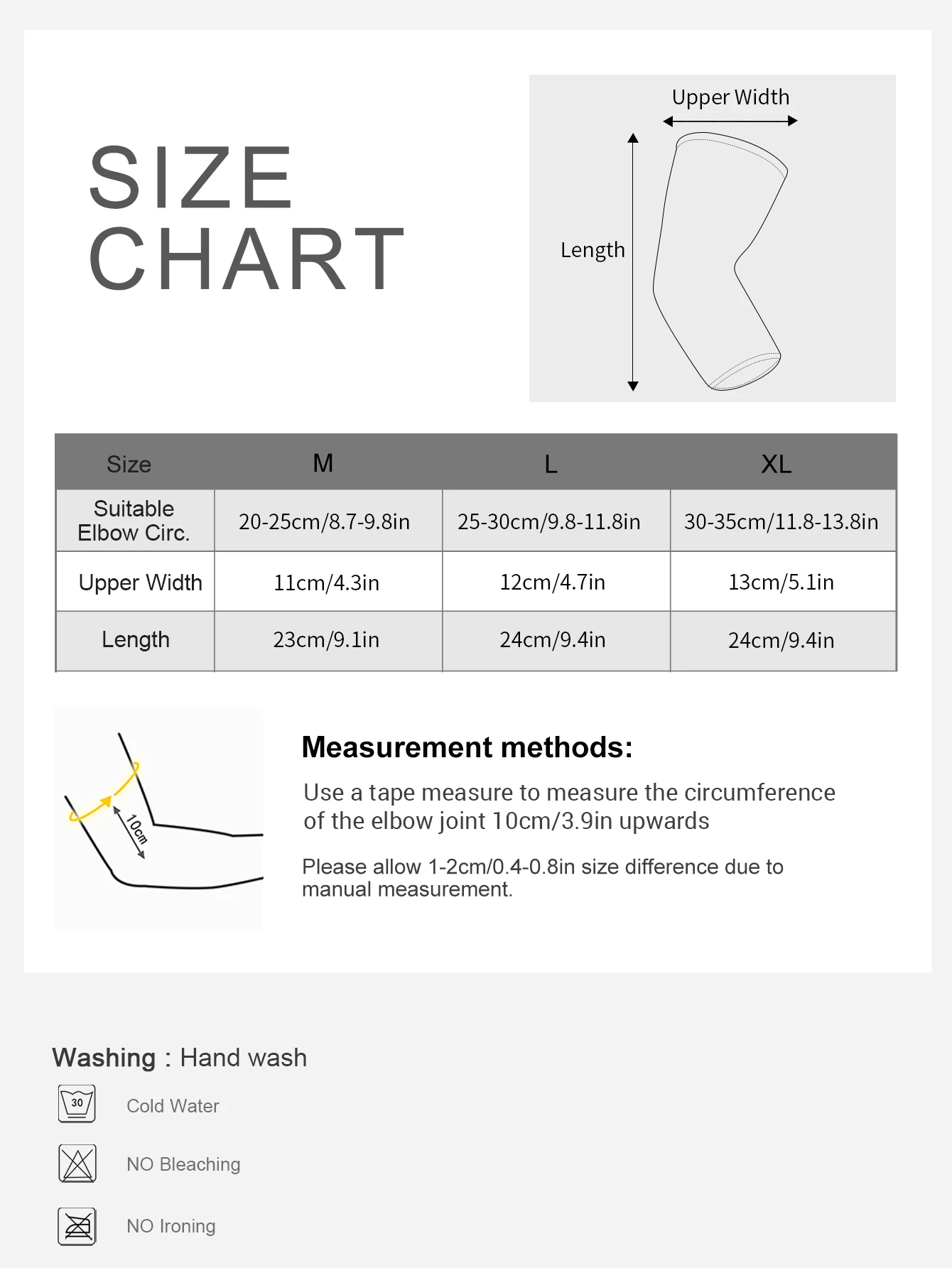VBOSi قطعة واحدة من أكمام الكوع المرنة القابلة للتنفس للنساء والرجال - دعم رياضي لكرة الريشة وكرة السلة وصيد الأسماك