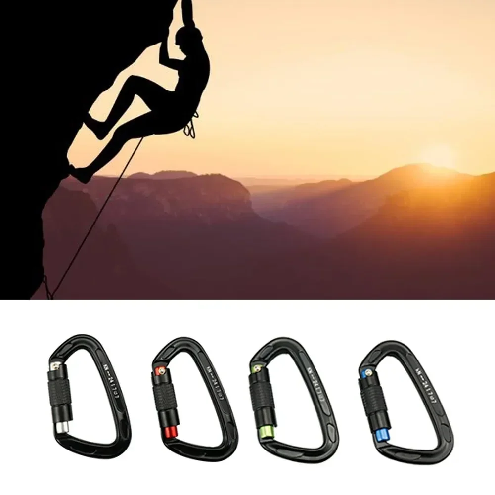 

Locking Clip Carabiner Rappelling Locking Clips Sporting Climbing Climbing Accessories D-Ring Buckle High Quality