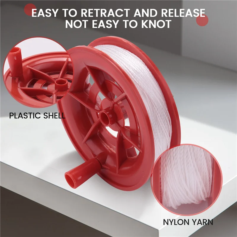A03V 100M витая линия для намотки катушек для воздушного змея с красным колесом