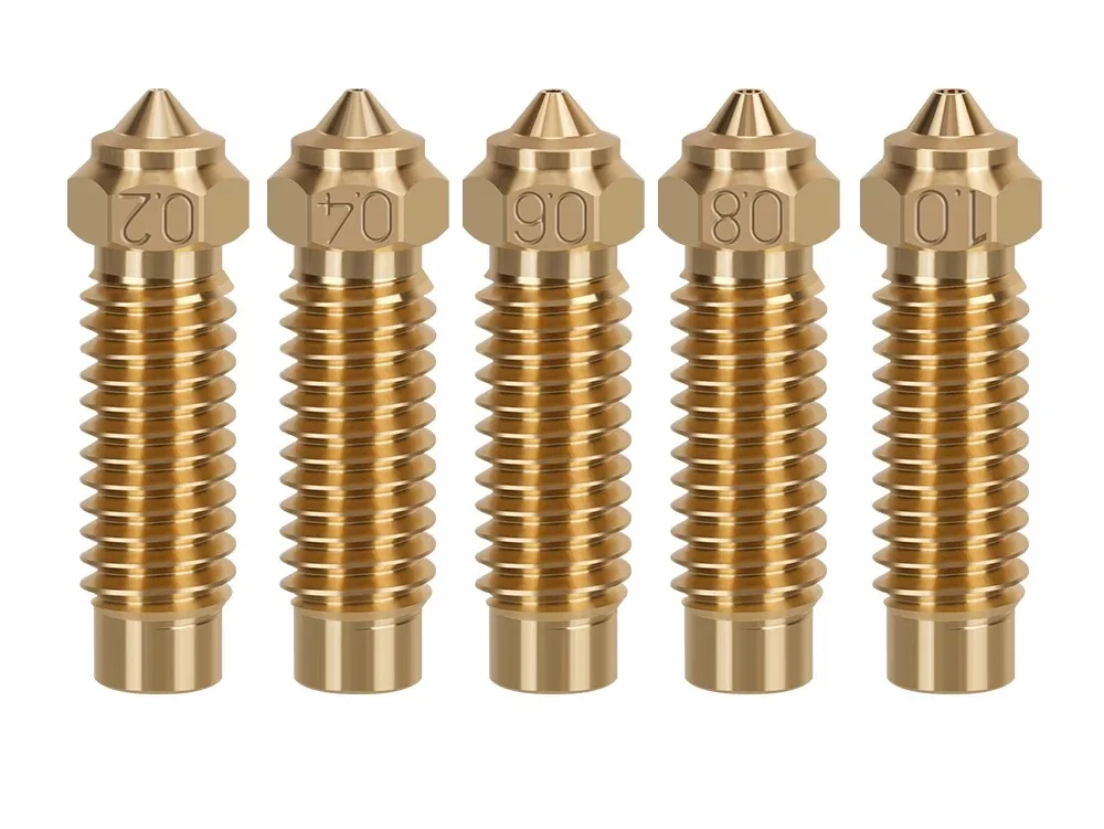 Für elegoo neptune 4 plus düse hoch geschwindigkeit düsen für elegoo neptune 4 max düse 0,4 0,6mm messing kupfer beschichteter gehärteter stahl – Detail 9