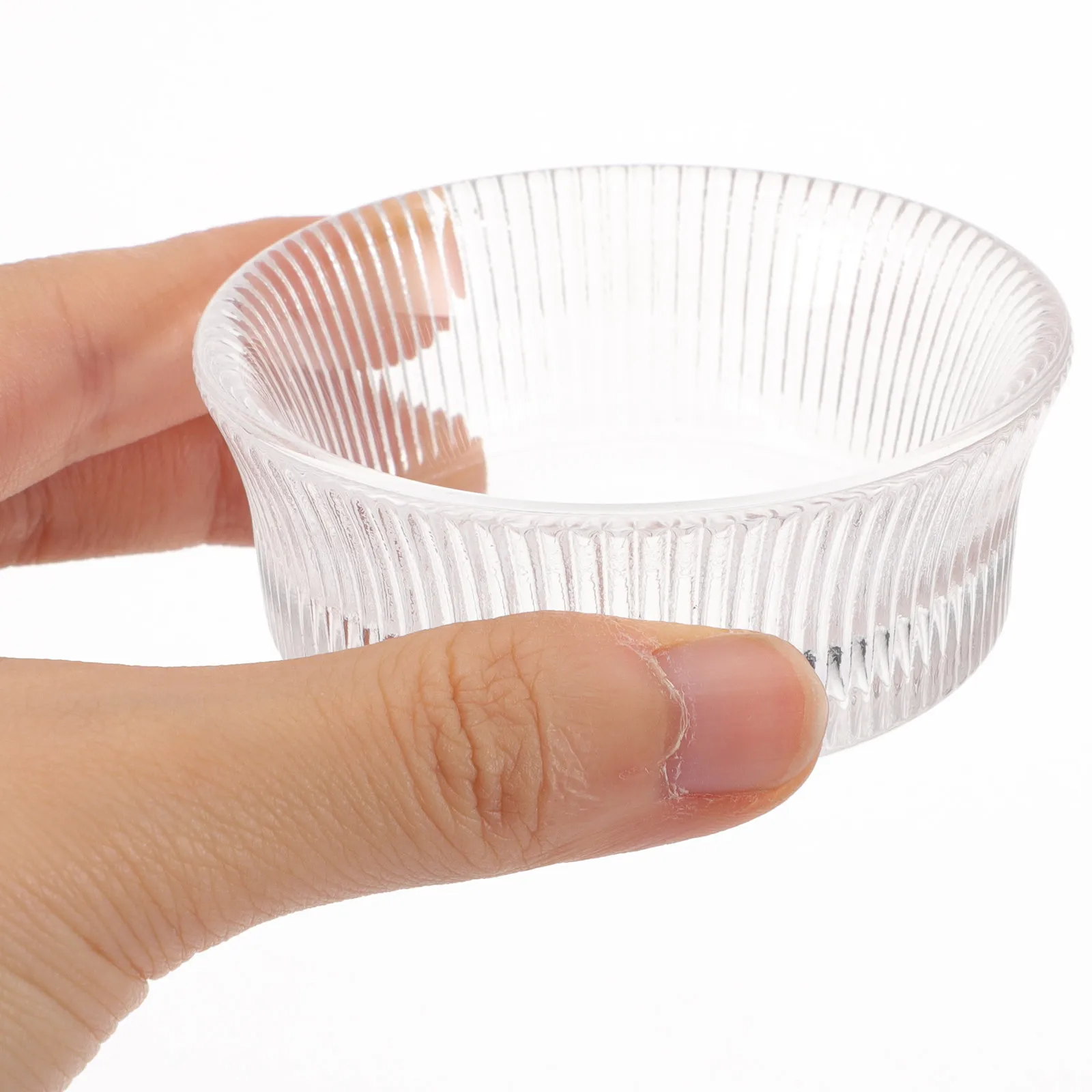 كوب طبق أظافر زجاجي للأظافر الأكريليك، وعاء طبق دابن مدمج، مسحوق خلط لامع، مستلزمات فنية للأظافر، ملحقات أدوات #2