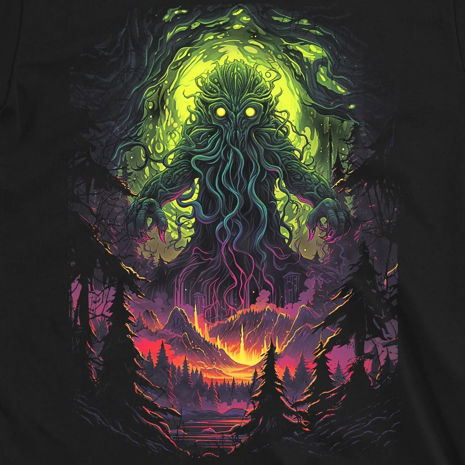 Cthulhu Arboreal Anomalies Volcano Cotopaxi Edition T-Shirt