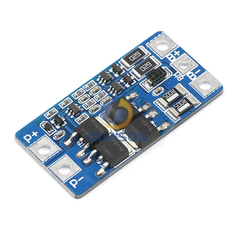 2S 10A 7.4V 18650 lithium battery protection board 8.4V balanced function/overcharged protection Good