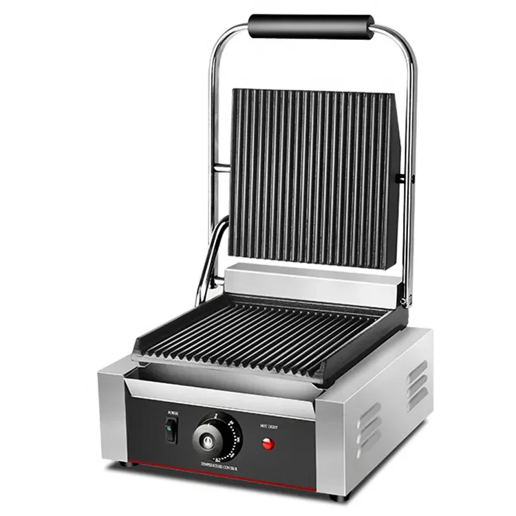 

Contact Grill Professionnel Electric Sandwich Maker Griddle Contact Panini Press Grill 811