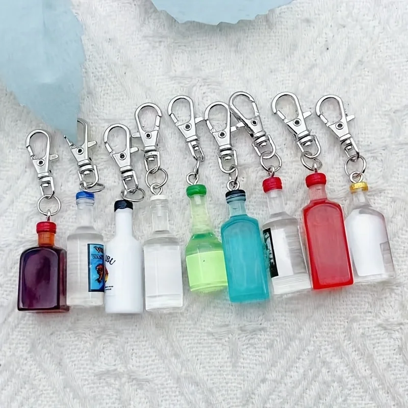 9pcs Resin Beer Bottle Keychai - Beer & Wine Jockey Plaza Shopping 评论和价格