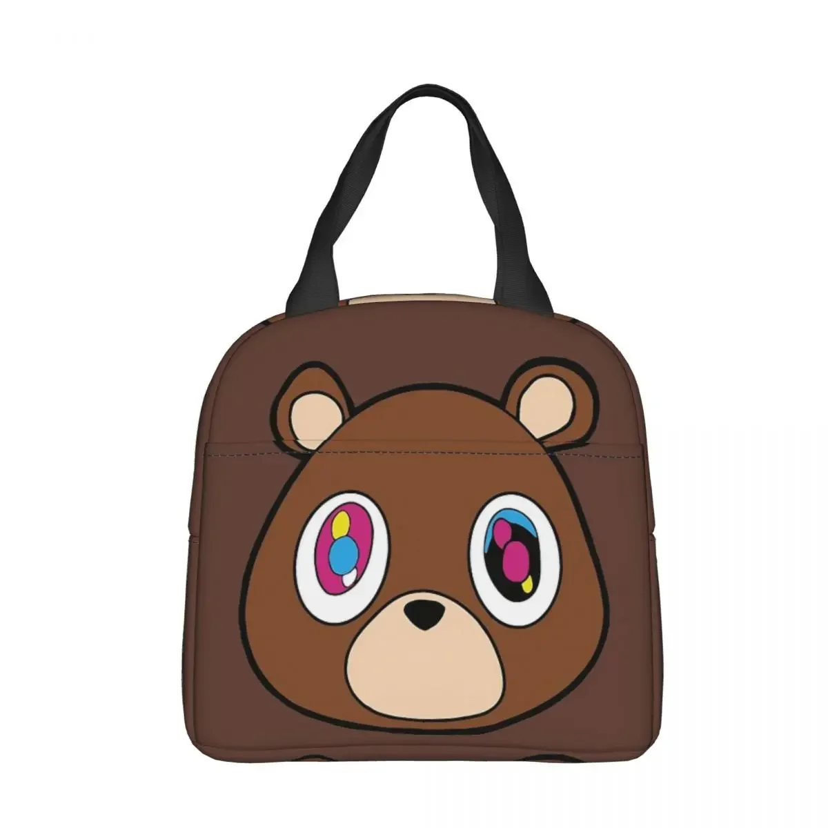 Kanye West Insulated Lunch Bag Leakproof Cutie Bear Lunch Container Thermal Bag Lunch Box Tote Office Outdoor Bento Pouch