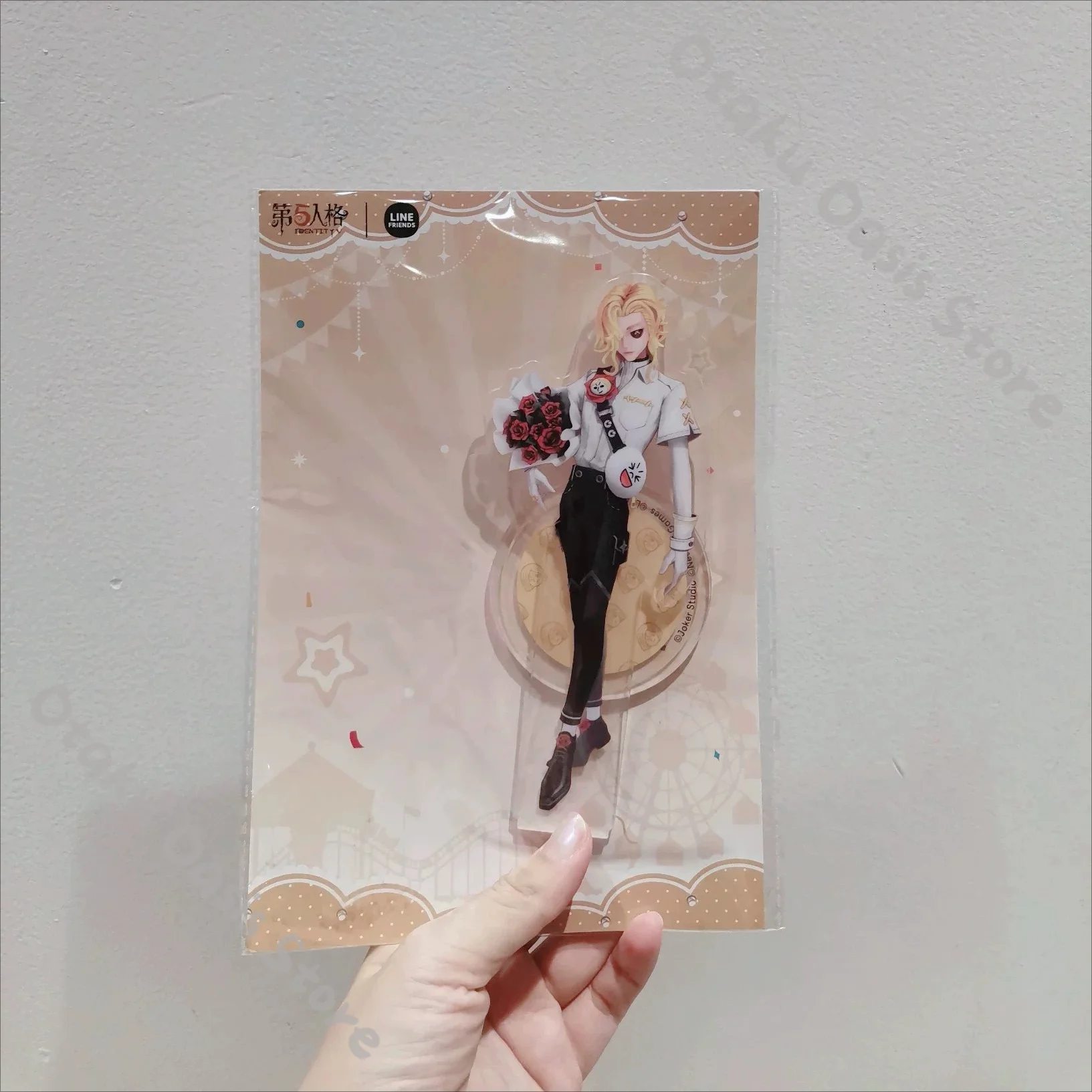 Identity Ⅴ Knight Richard Sterling Entomologist Queen Bee Melly Plinius Official Standing Plate Anime Desktop Ornaments