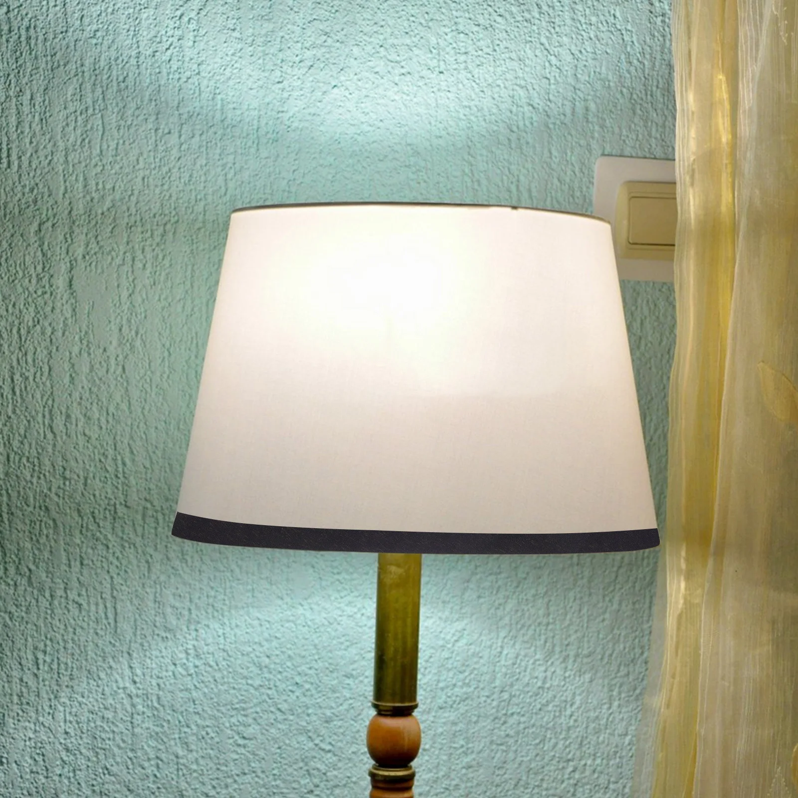 

2pcs 2 Rolls 5 Meter Self Adhesive Lampshade Edging Cloth Tape Diy Light Shade Edge Protection Strip Home Decor Accessory