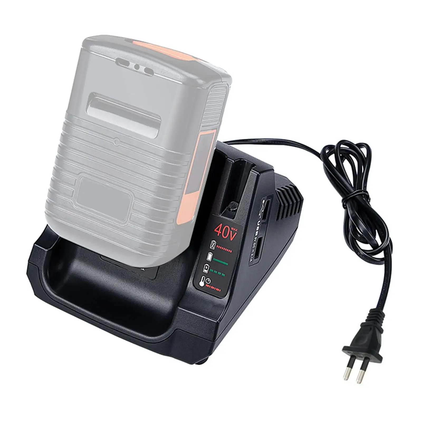 36V/40VLithium Battery Charger for Black and Decker BX1540 LBX2040 LBXR36