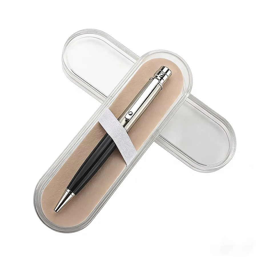 

Роскошная металлическая шариковая ручка черного и серебристого цвета для бизнеса и офиса, подарок для мужчин и женщин, канцелярские принадлежности