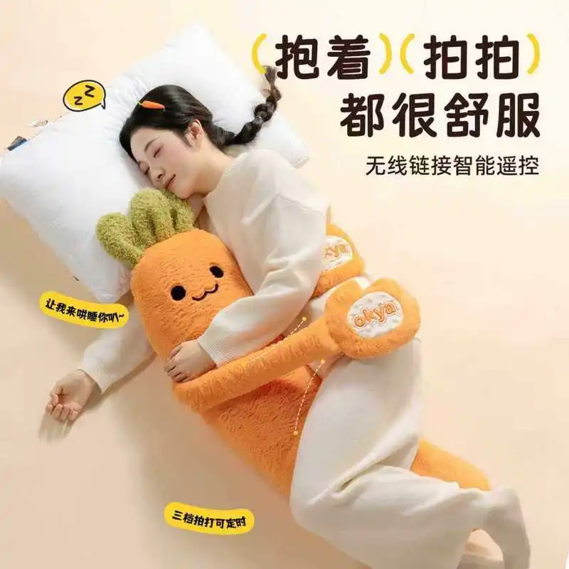 

Подушка Okya Carrot King с графеновым подогревом и перкуссионным массажем, три режима температуры, для сна, подарок для девушки, для использования в кровати