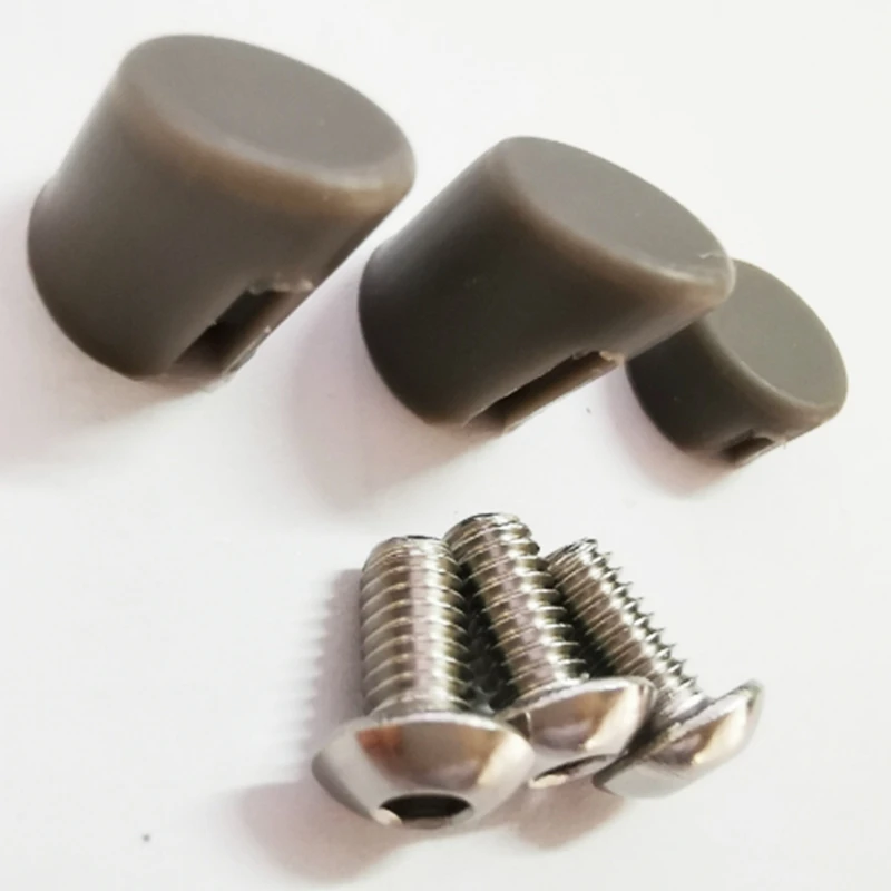 1Set Scooter Rear Back Mudguard Screw Rubber Cap Screw Plug Cover for M365 Electric Scooter Parts(Gray)