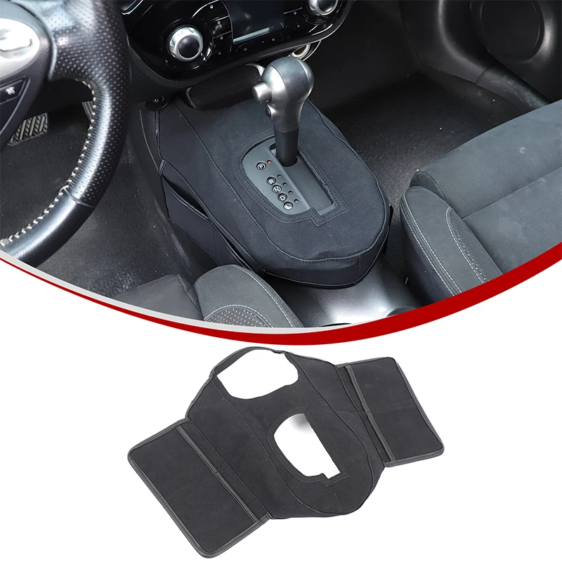 

For 2011-2019 Nissan JUKE Infiniti ESQ Car Center Console Gear Shift Cover Wiht Storage Bag Protective Mat Car Accessories