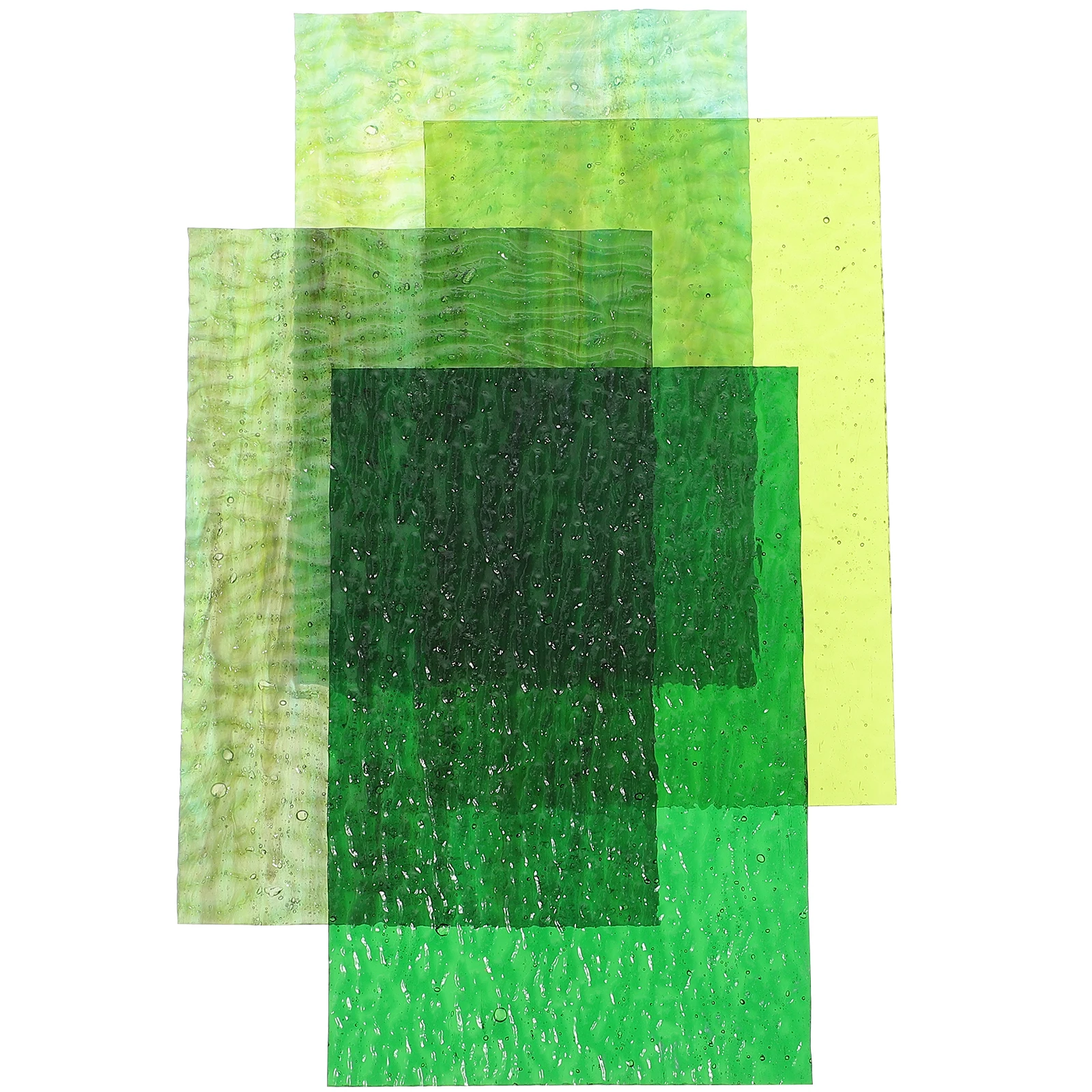 

4 Pcs Painting Materials Decorative Craft Supply Sticker Glass and Crafts