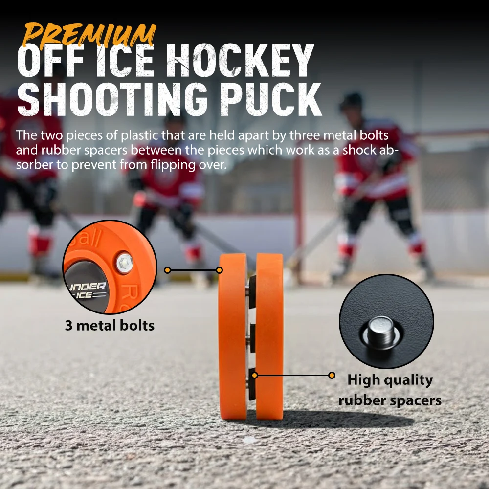 Hockey Puck Ice Hockey Training Puck Plastic Reusable Ice Training Practicing Accessory image 2