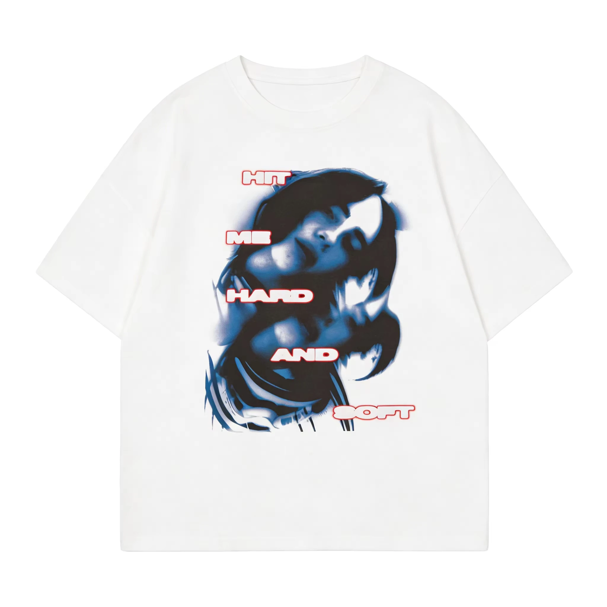 2026 Singer Billie Eilish Blur T-Shirt Cotton Men's Summer Oversized Women's Y2k Hip Hop Short Sleeve