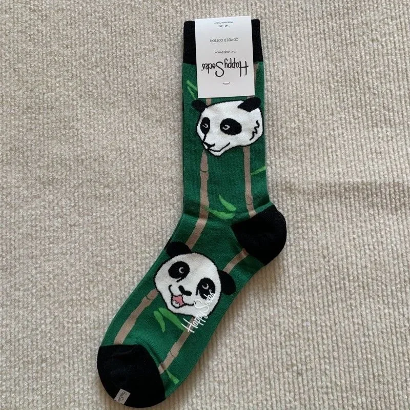 Katoenen Happy Socks Klassieke Crew Sock-schoen voor heren, maat 10 - 13, zacht