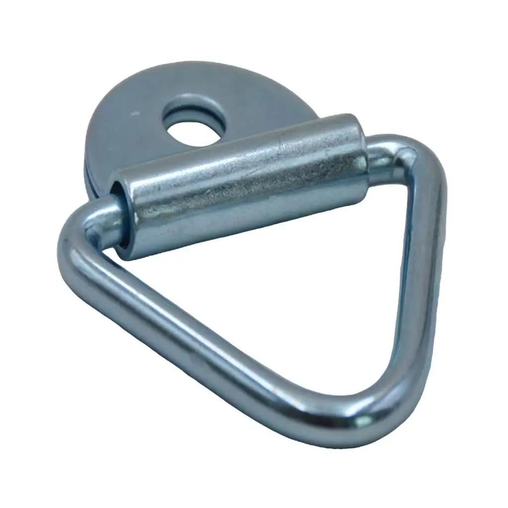 Zinc Plated Tie Down Lashing Eye Surface Mount Cargo Anchor Ring for Truck Trailer Van Horsebox Use