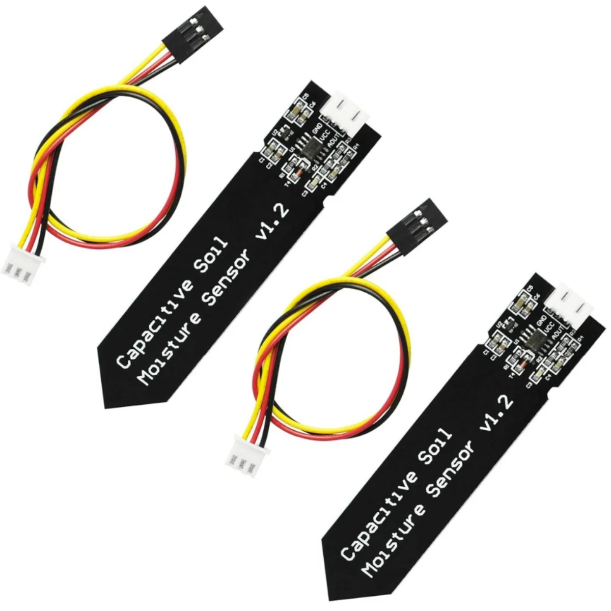 Capacitive Soil Moisture Sensor Module Corrosion Resistant Wide Voltage Wire Analog Capacitive Soil Moisture Sensor V1.2
